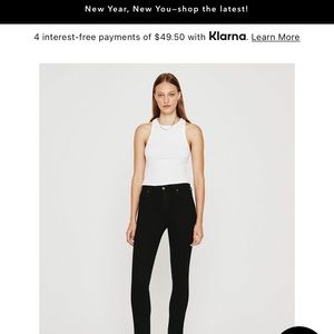 Ag Adriano Goldschmeid Size 32 Mari High rise Straight. Nwt